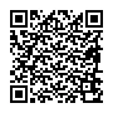 Codice QR per il numero di telefono +19896670247