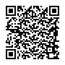 Código QR para número de telefone +19896670260