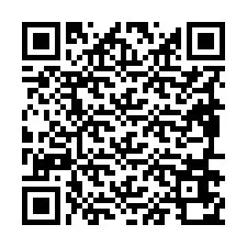 Código QR para número de teléfono +19896670302