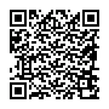 Código QR para número de teléfono +19896670319