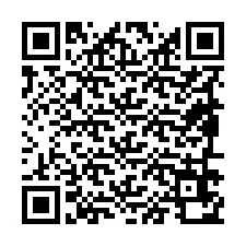 Código QR para número de teléfono +19896670419