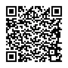 Codice QR per il numero di telefono +19896670642