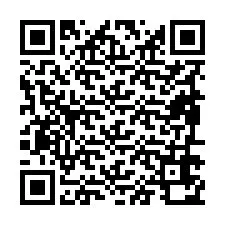 Código QR para número de teléfono +19896670857