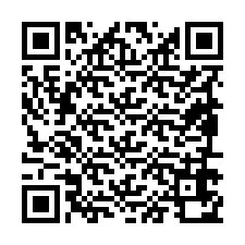 Codice QR per il numero di telefono +19896670889