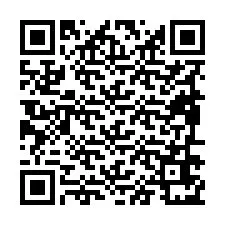 Codice QR per il numero di telefono +19896671153