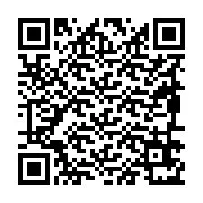 Codice QR per il numero di telefono +19896671404
