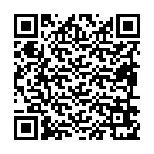 Codice QR per il numero di telefono +19896671427