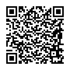 QR Code pour le numéro de téléphone +19896671575