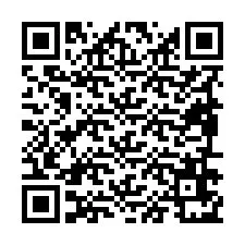 Codice QR per il numero di telefono +19896671583