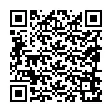 Codice QR per il numero di telefono +19896671629