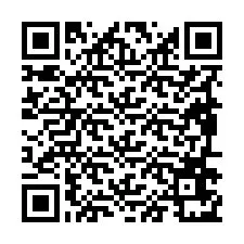 Codice QR per il numero di telefono +19896671752