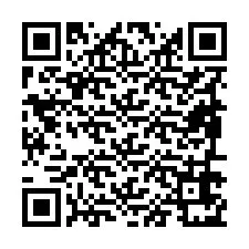 Codice QR per il numero di telefono +19896671817