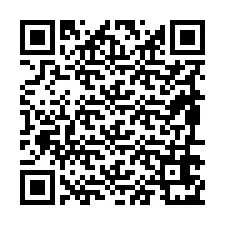 Kode QR untuk nomor Telepon +19896671851