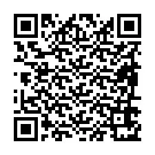 Kode QR untuk nomor Telepon +19896671877