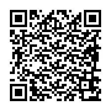 Código QR para número de teléfono +19896672036