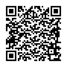 Codice QR per il numero di telefono +19896672526