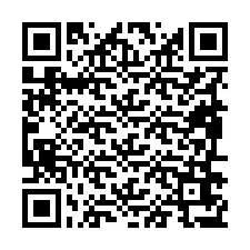 Código QR para número de teléfono +19896677273