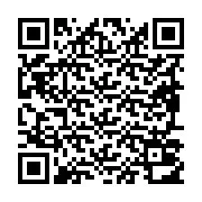 Código QR para número de telefone +19897012616