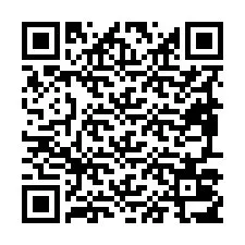 Código QR para número de teléfono +19897017503