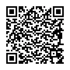 Código QR para número de teléfono +19897054602