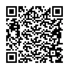 QR-koodi puhelinnumerolle +19897056553