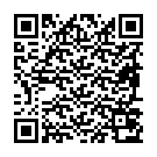 Código QR para número de teléfono +19897072647