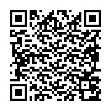 Código QR para número de teléfono +19897072726