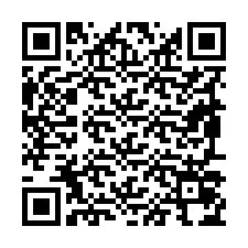 Código QR para número de telefone +19897074615