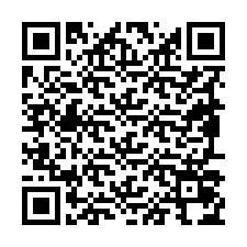Codice QR per il numero di telefono +19897074648
