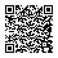 QR-code voor telefoonnummer +19897098299