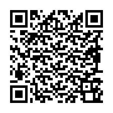 Código QR para número de telefone +19897160186