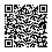 Código QR para número de telefone +19897161005