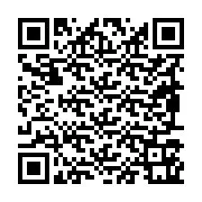 Código QR para número de teléfono +19897161094