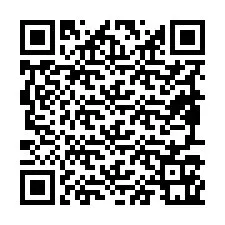 Codice QR per il numero di telefono +19897161109