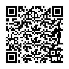 Código QR para número de teléfono +19897161165