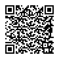 Codice QR per il numero di telefono +19897161239