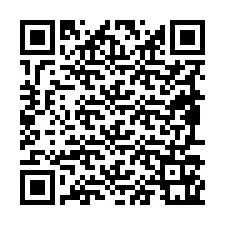 QR-koodi puhelinnumerolle +19897161258