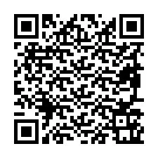 QR код за телефонен номер +19897161707