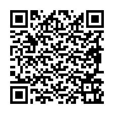 Kode QR untuk nomor Telepon +19897161716