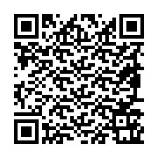 Codice QR per il numero di telefono +19897161789