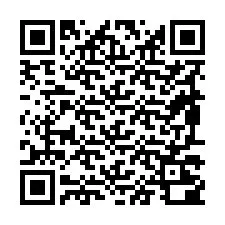 Código QR para número de teléfono +19897200151