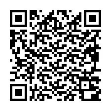 Código QR para número de teléfono +19897200602