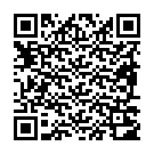 Código QR para número de teléfono +19897202233