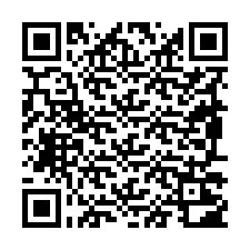 Código QR para número de teléfono +19897202234