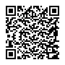 QR-koodi puhelinnumerolle +19897202341