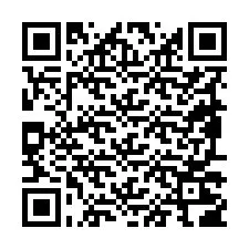 Código QR para número de teléfono +19897206358