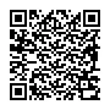 Código QR para número de teléfono +19897230512