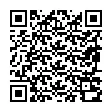 Código QR para número de teléfono +19897230615