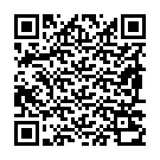 Código QR para número de teléfono +19897230635