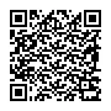 Código QR para número de teléfono +19897231290